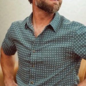 Mountain Khakis Men's Roane Dobby Short Sleeve Shirt